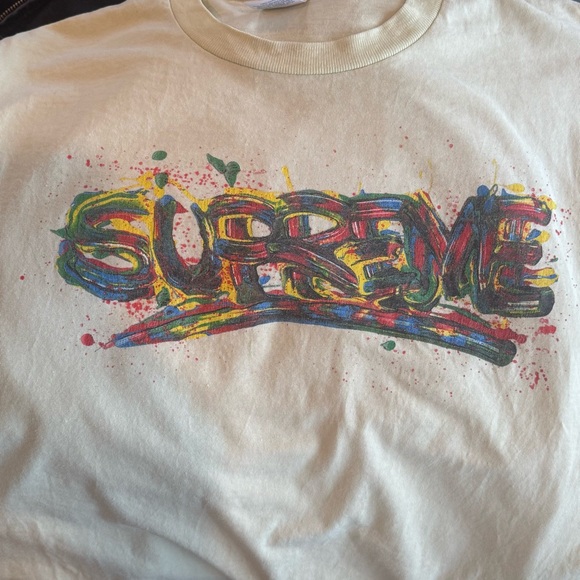 Supreme Paint Logo Tee - Picture 5 of 10